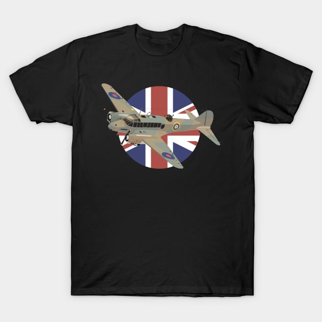 Avro Anson British WW2 Airplane T-Shirt by NorseTech